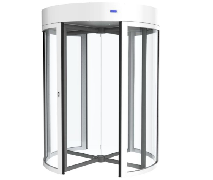 Security entrance AUTOMATIC REVOLVING DOOR